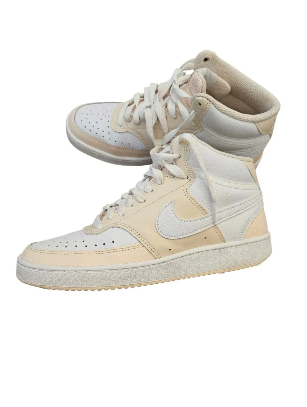 Nike Women's High-Top Sneakers Court Vision Mid Guava Ice White